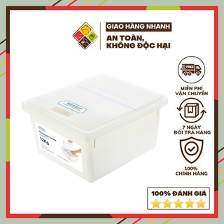 Thùng đựng gạo Sendai BEHOMEMALL thùng gạo bằng nhựa thiết kế thông minh chống ẩm tiêu chuẩn Nhật Bản