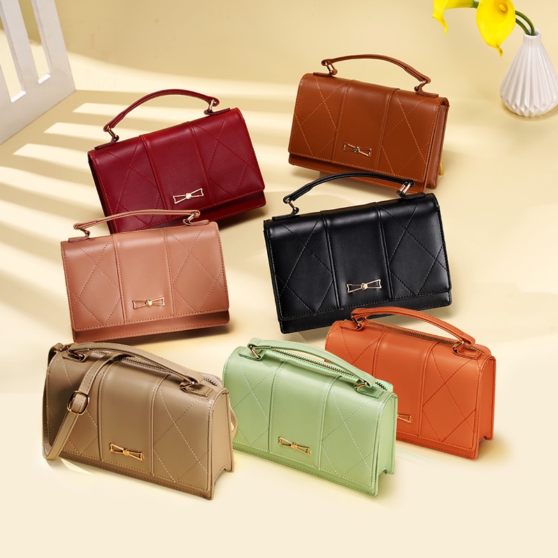 Túi Đeo Chéo Ngăn Rộng Phong Cách Hàn Quốc Đơn Giản Cho Nữ