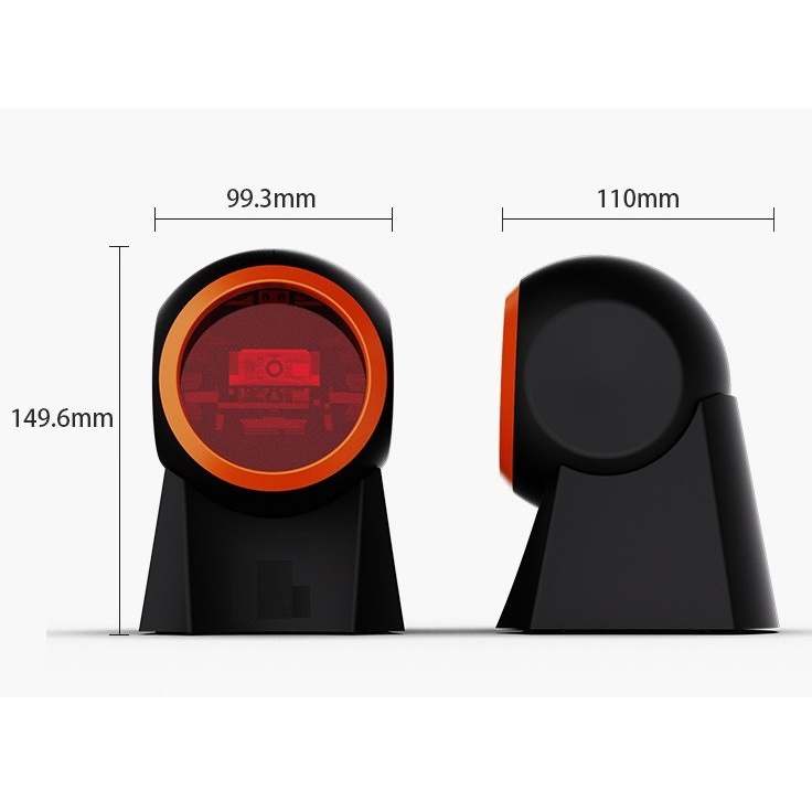 Máy quét mã vạch đa tia CMOS để bàn 3D quét tất cả các loại mã siêu nhanh nhạy 12 tháng Bảo hành Freeship