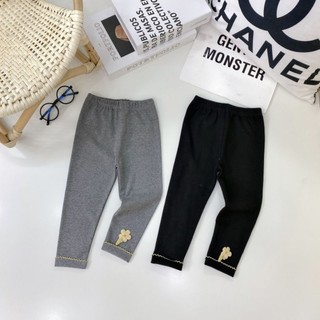 Quần legging cotton bé gái 2-7y
