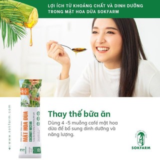Mật hoa dừa Sokfarm stick 3gr