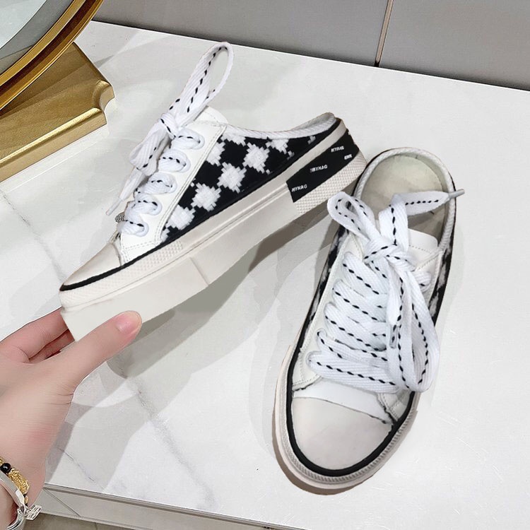 Giày Sục Vải Dạ Ánh Kim Cao Cấp, Giày Sục Đạp Gót Thể Thao Kiểu Dáng Mới Hot Trend