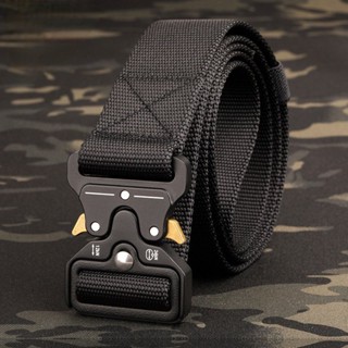 Thắt Lưng Tactical Nam, Dây Nịt Chiến Thuật Mặt Khóa Kim Loại 24kN