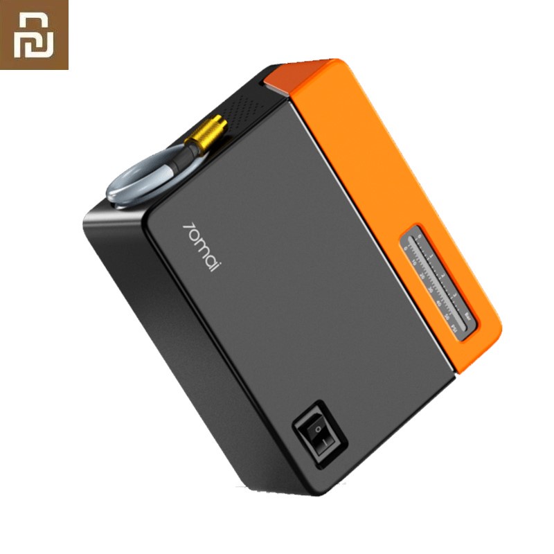 Máy Bơm Hơi mini Thông Minh Youpin 12V 70mai 50 PSI Màn Hình LCD Phù Hợp Cho Xe Máy Và Xe Đạp
