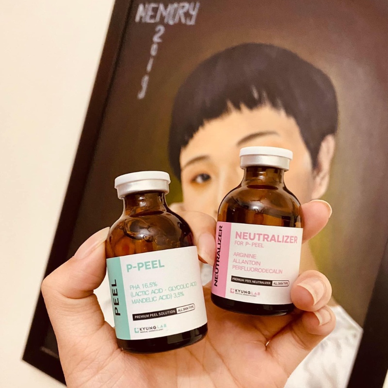 Peel da , P-Peel  + Neutralizer Kyunglab thay da sinh học, giúp tái tạo da trắng sáng , căng bóng ,mịn màng | BigBuy360 - bigbuy360.vn