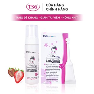  Dung dịch vệ sinh TS6 180ml + Gel đặt làm sạch TS6 