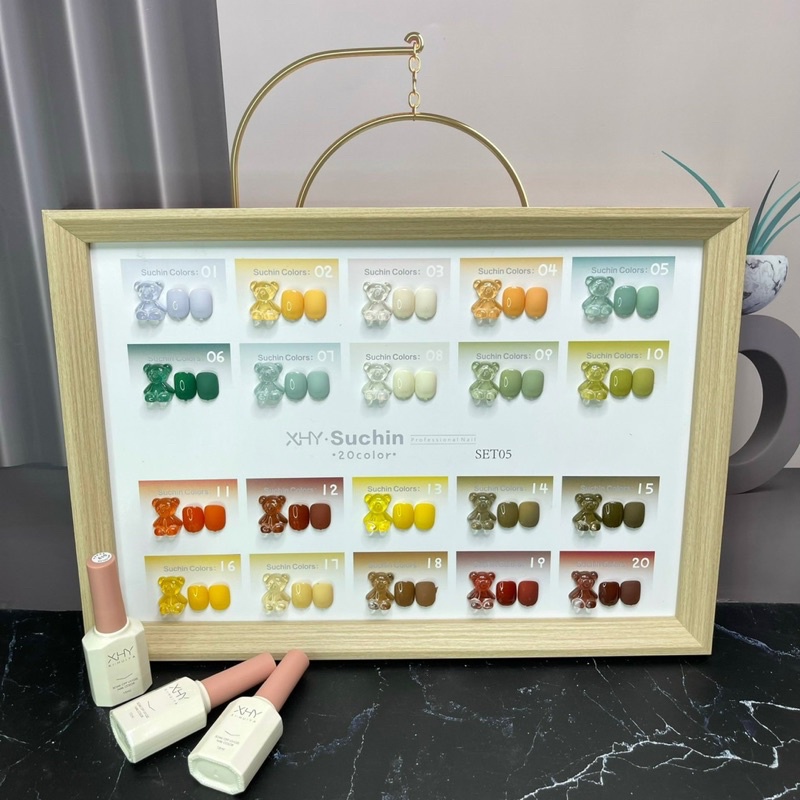 Set sơn gel 20 màu XHY ,sơn móng tay, sơn hàn quốc TẶNG BẢNG MÀU