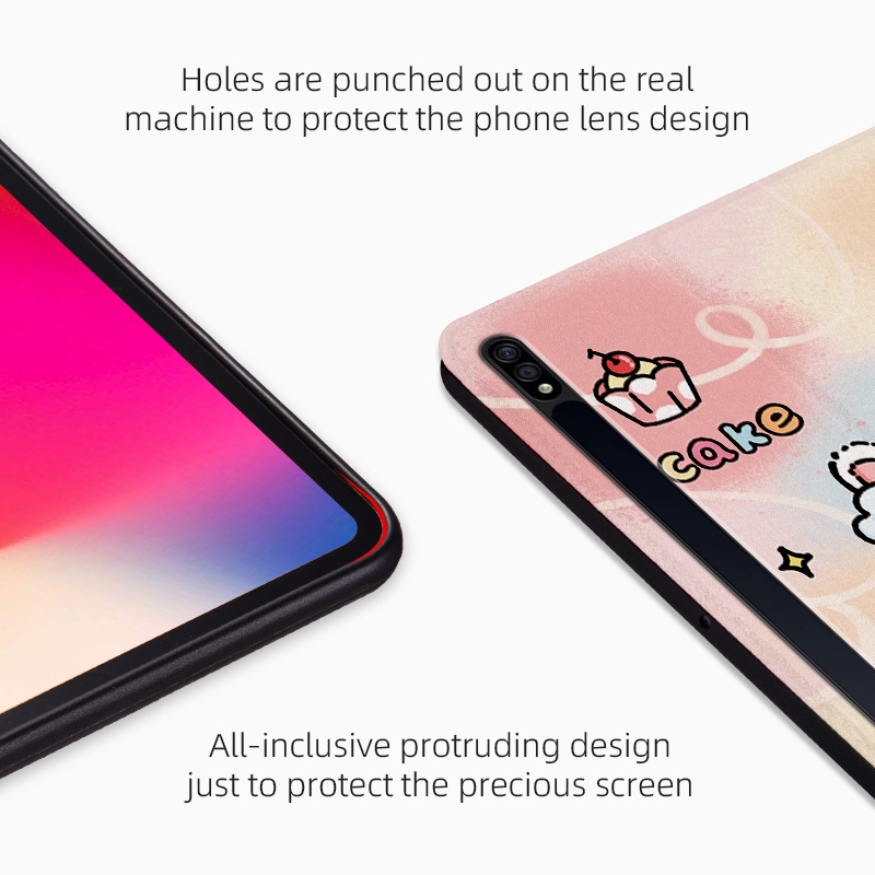 Ốp Máy Tính Bảng Họa Tiết Hoa Dễ Thương Cho Samsung Galaxy Tab S7 FE 12.4 SM-T730 SM-T736B