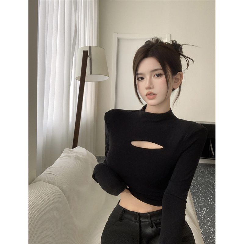 NRVP Áo Thun Nữ Dài Tay Phong Cách Hàn Quốc Mới 2023