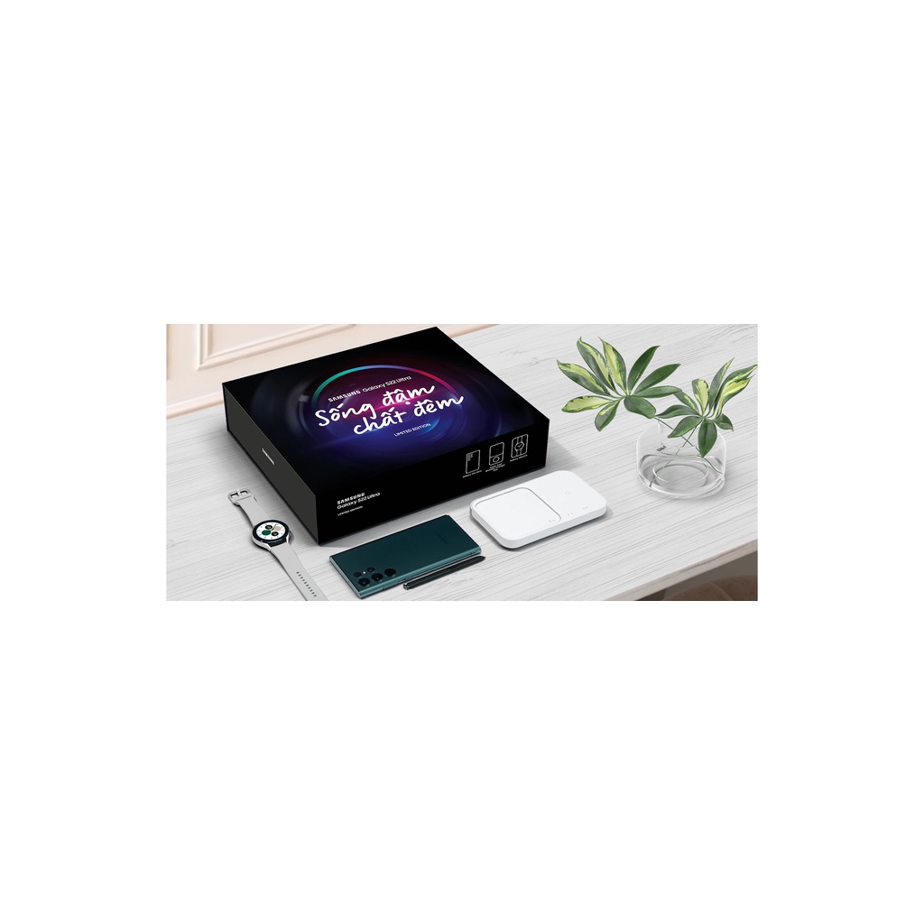 Điện thoại Samsung S22 Ultra  Hàng Chính Hãng - Combo Sống Đậm Chất Đêm bản giới hạn - Bảo hành 12 tháng
