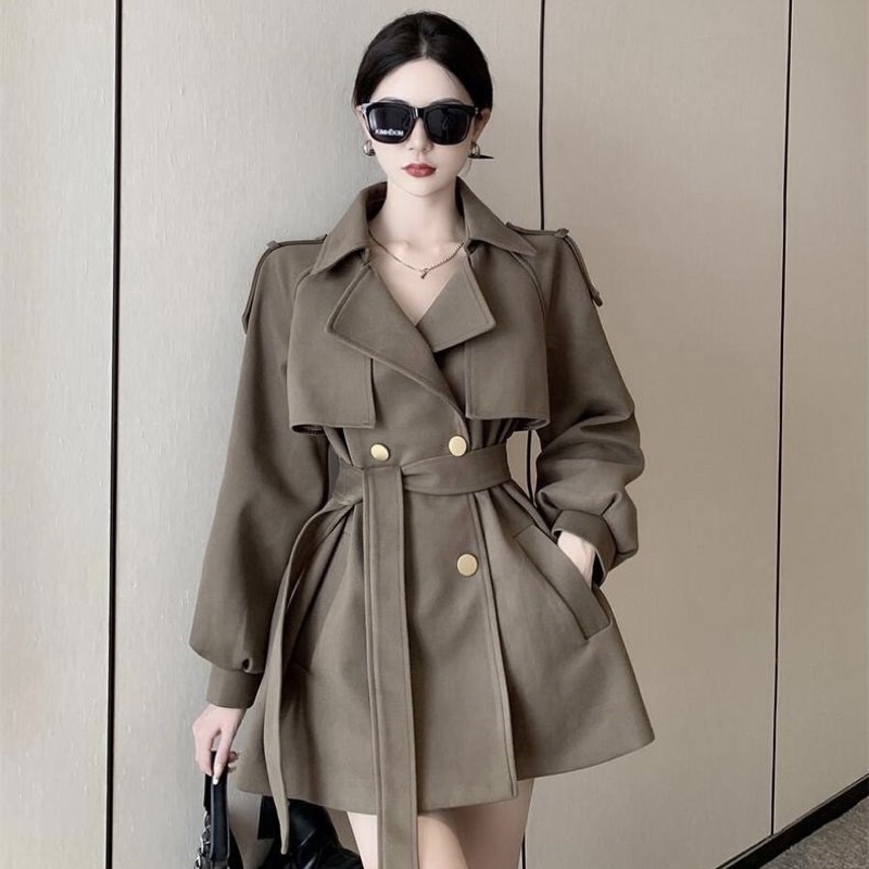 Áo khoác mangto dáng ngắn hàng qc loại 1