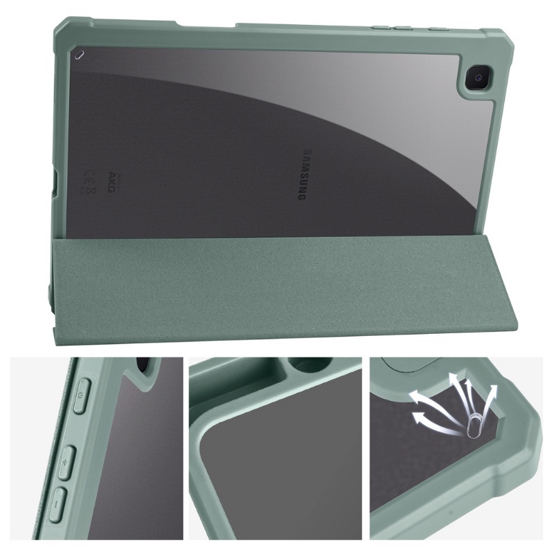 Ốp Máy Tính Bảng Bằng Da PU Có Ngăn Đựng Bút Cho Samsung Galaxy Tab S6 Lite 10.4 SM-P610 SM-P615 2022 SM-P613 SM-P619