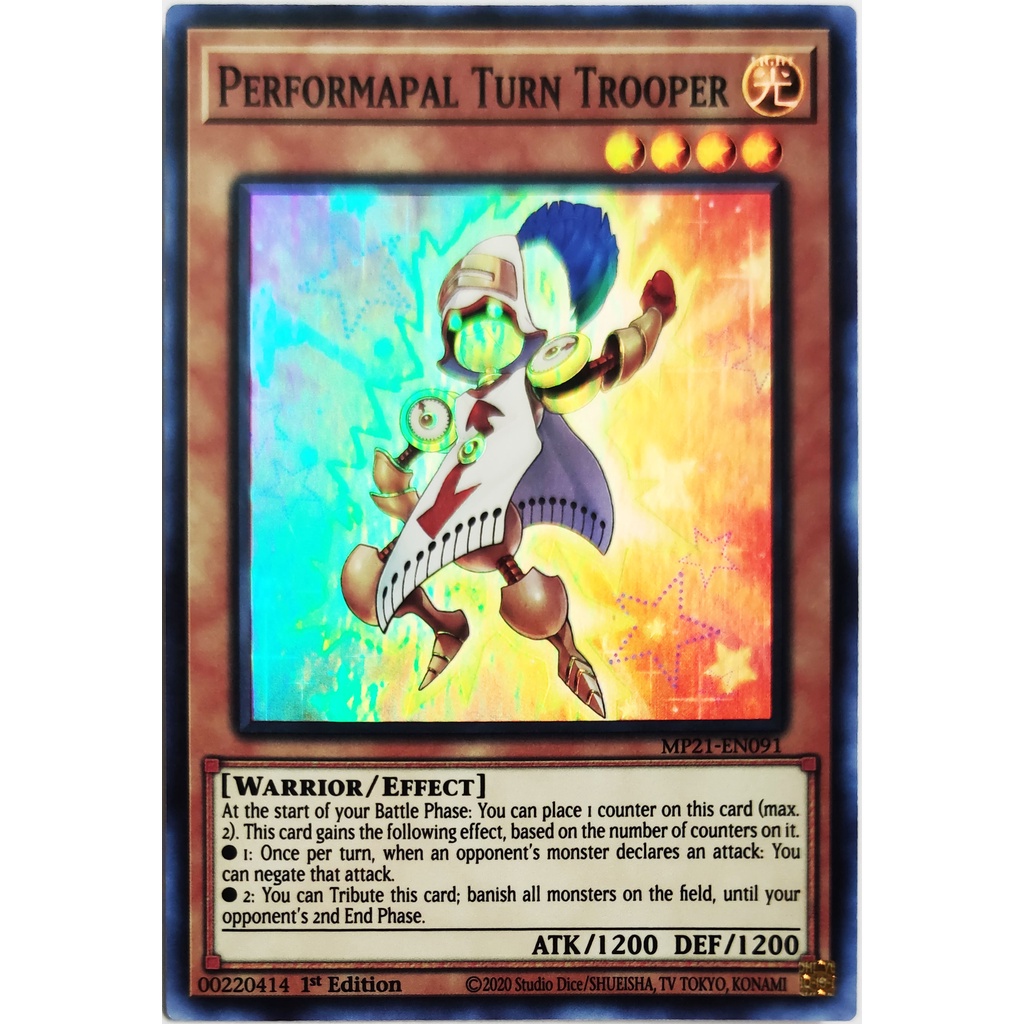 [Thẻ Yugioh] Performapal Turn Trooper |EN| Super Rare