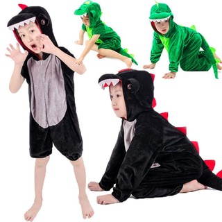 Kids Animal Dinosaur Costume Christmas Onesies Pajamas Children Animal Jumpsuit Girls Boys Cosplay Pyjamas Baby Dinosaur Costume
