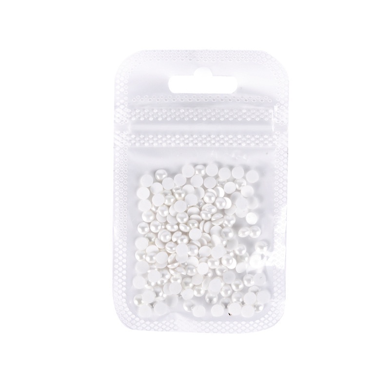 Gói 200 Hạt Ngọc Trai Nửa 2/3/4mm Cho dân nail