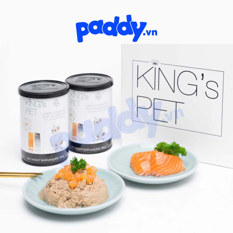 [Mã FMCG0404 giảm 10% đơn 350k] Pate Thịt Tươi Kings Pet Cho Chó Mèo M