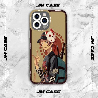 Ốp lưng iphone samsung xiaomi oppo cạnh vuông JMCase Tanjiro Hip Hop Kimetsu No Yaiba