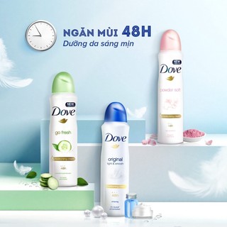 [HB Quà tặng không bán] Xịt ngăn mùi Dove 150ml