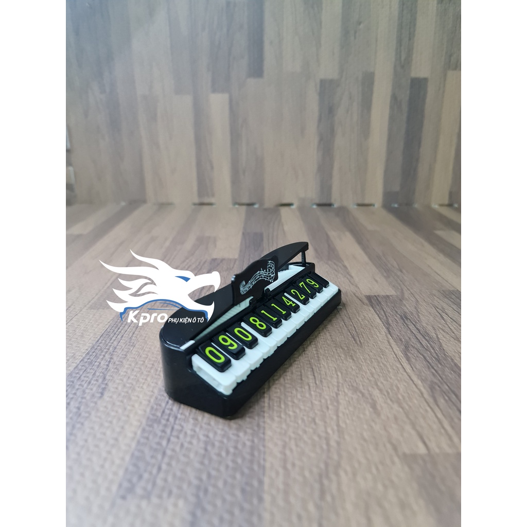 Bảng số điện thoại Đàn Piano để taplo ô tô khi đỗ xe - Hàng Kpro chất lượng cao