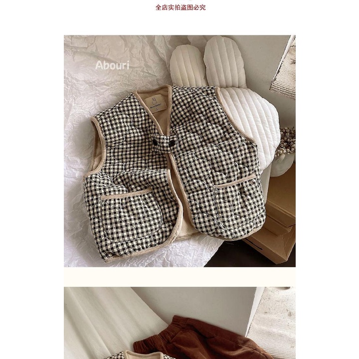 Áo Vest Kẻ Sọc Caro Đen Tinh Tế Thời Trang Thu Đông 2021 Cho Nam Và Nữ