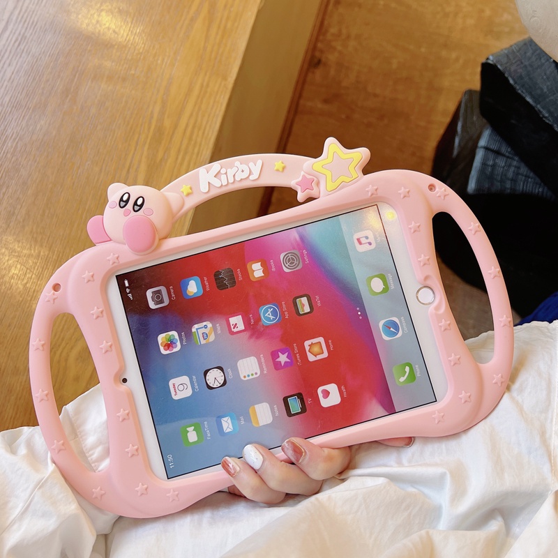 Nintendo Ốp Máy Tính Bảng Silicon Chống Sốc Có Dây Đeo Cho iPad Mini 1 2 3 4 5 6 Air 1 2 3 4 5th 6th 7th 8th Pro 2017 2018 20209