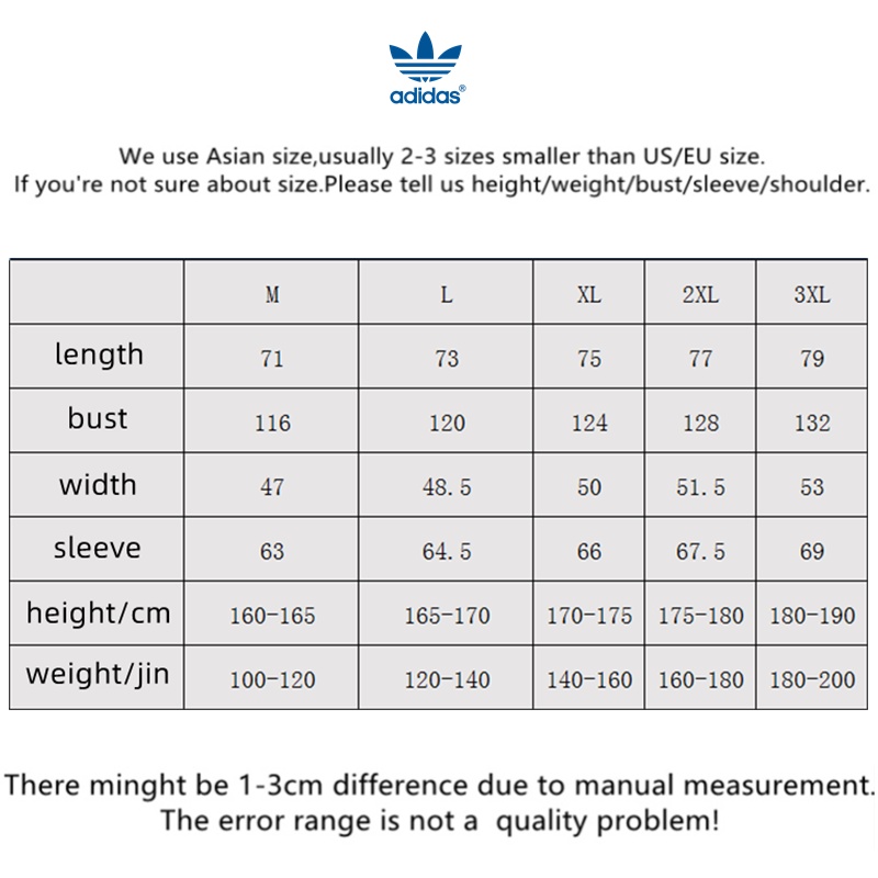 Áo Khoác Phao Adidas 100% Cotton Thời Trang Cho Cặp Đôi