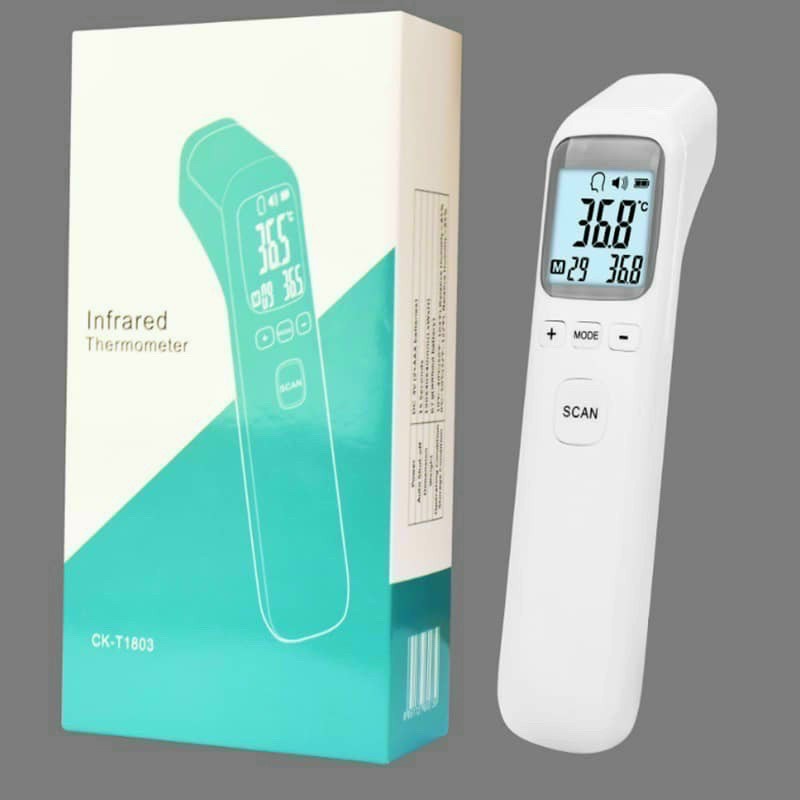 Nhiệt kế điện tử hồng ngoại CK-T1803, Máy đo thân nhiệt, đo sữa nước nhiệt độ phòng CHÍNH HÃNG Bảo hành 12 tháng