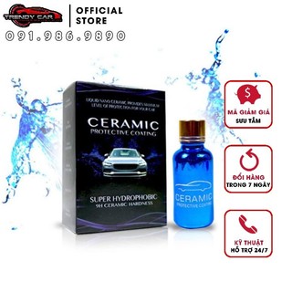 Dung dịch phủ gốm ceramic phủ bóng gương bề mặt đánh bóng thân xe 30ML Phụ kiện xe hơi uy tín