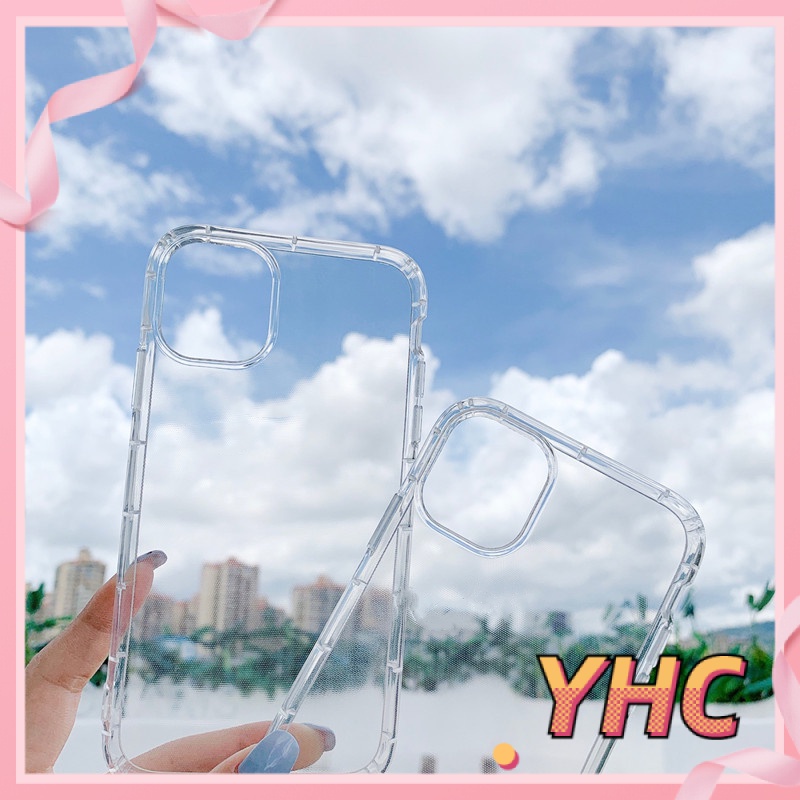 ốp iphone TPU Trong Suốt Độ Đàn Hồi Cao tương thích Phone 6s 6splus 7 7plus 8 8plus X XS XSMAX 11 12 Pro Max Plus Promax-018