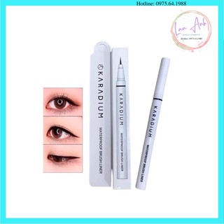 Bút Dạ Kẻ Mắt Nước Karadium Waterproof Brush Liner White