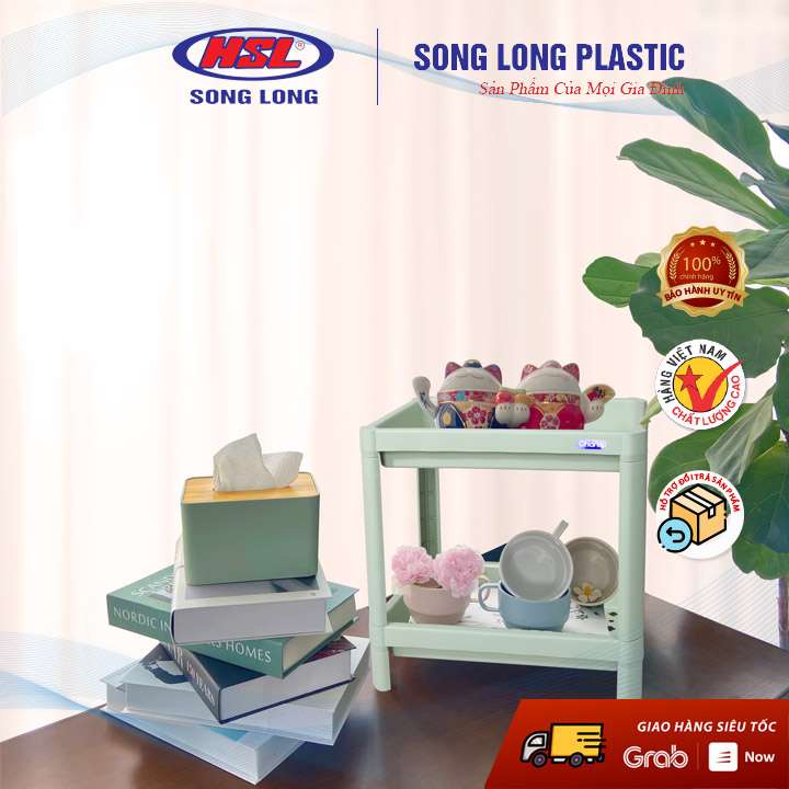 Kệ Đa Năng Ohana 2- 3 Tầng-3058- Màu ngẫu nhiên- SONG LONG