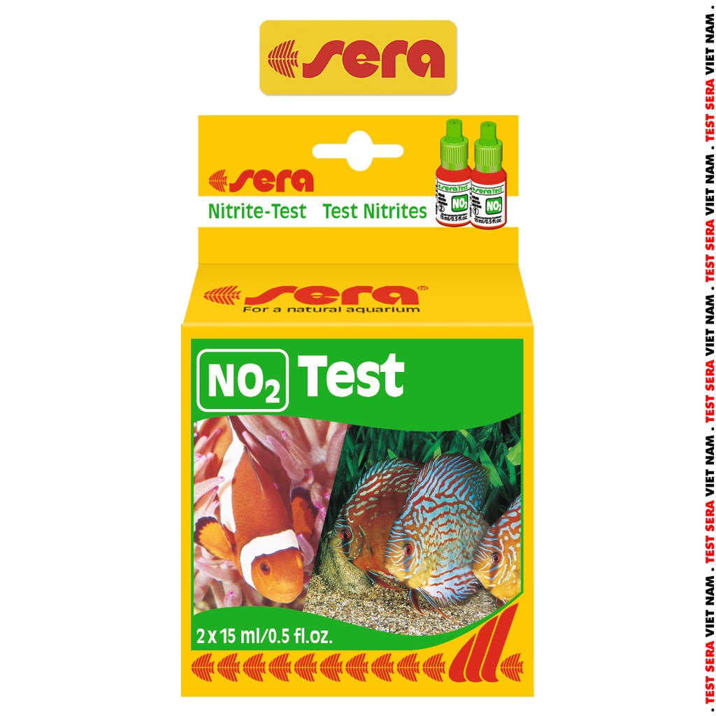 [TEST SERA] Test NO2 – Kiểm tra hàm lượng Nitrite trong nước