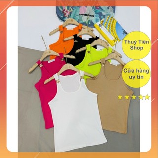 Áo ba lỗ quai nối chốt chất cotton