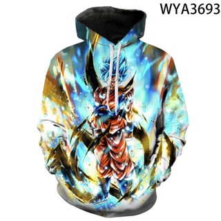Áo Hoodie Tay Dài In Hình Goku 3D Thời Trang Xuân Thu Dành Cho Nam Nữ