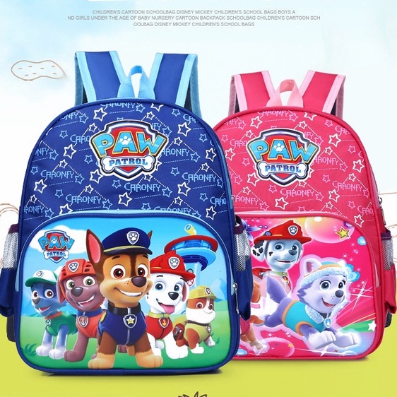 Ba lô đi học mẫu giáo mầm non, balo đội chó cứu hộ Paw Patrol cho bé trai bé gái siêu nhẹ 2 ngăn Mẹ Bắp Shop 2023