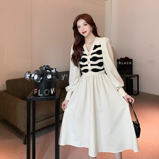 Áo Kiểu Tay Dài Cổ Chữ V Ôm Eo Thời Trang Xinh Xắn Cho Nữ