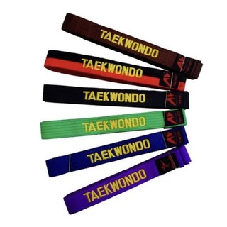 Đai đủ màu Taekwondo