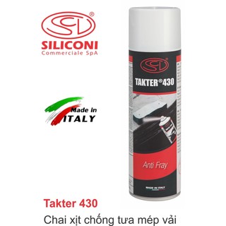 Chai xịt chống tưa mép vải Siliconi Takter 430