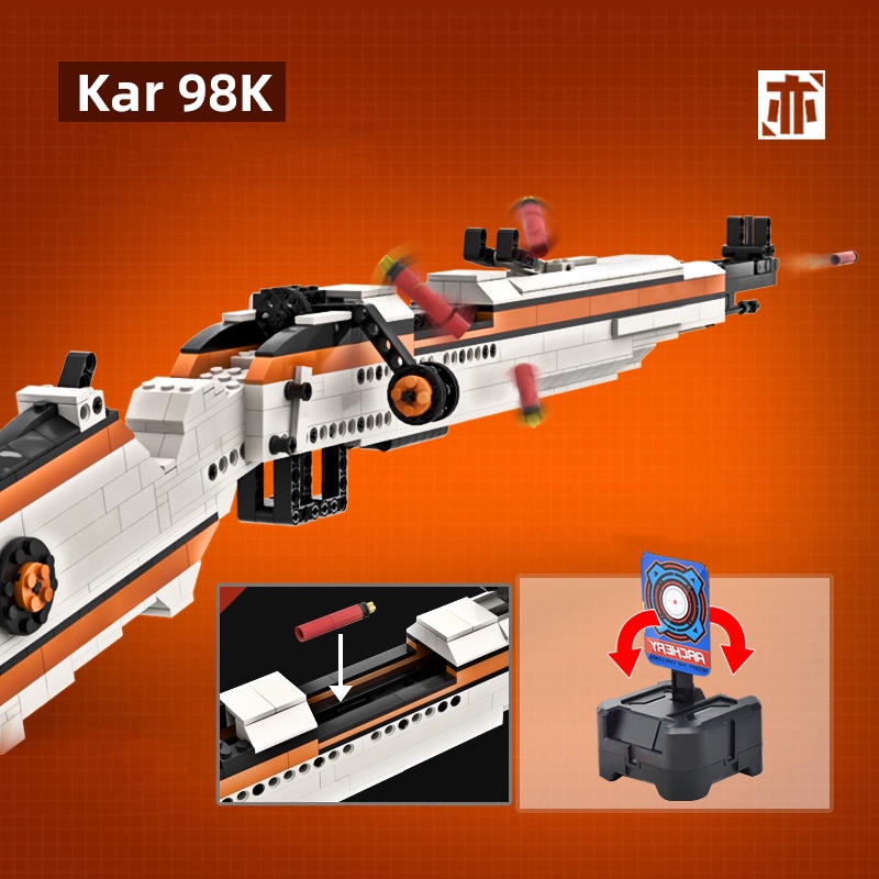 Đồ Chơi Lắp Ráp Mô Hình Trí Tuệ LEGO PUBG Kar 98K - K98 1000+ Mảnh Ghép, Bản Thiết Kế Tiêu Chuẩn Của Kevin183