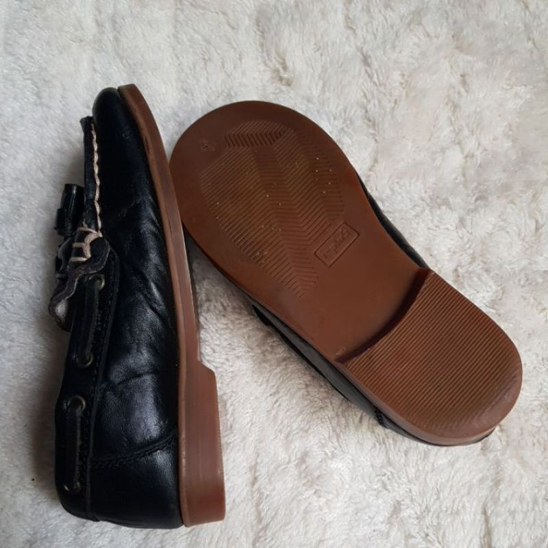 GIÀY SI MỌI  BÉ TRAI DA THẬT- SZ 17CM