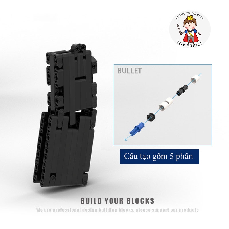 ĐỒ CHƠI LẮP RÁP KIỂU LEGO MÔ HÌNH SÚNG M416 BLACK ICE MOCKEVIN183 TRONG PUBG CS:GO FREE FIRE CoD