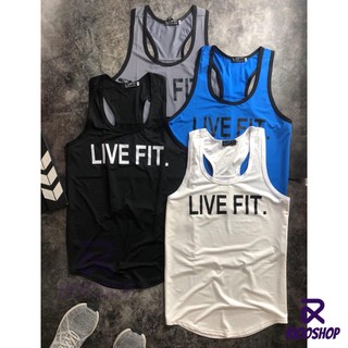 [XẢ KHO] Áo thun ba lỗ nam thể thao cao cấp Live Fit RTL006 - áo phông nam tập gym