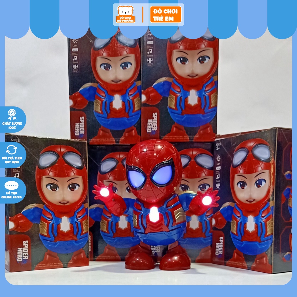Đồ Chơi Siêu Nhân Iron Man,người nhện Dance Hero Nhảy Múa Vui Nhộn Dành Cho Trẻ Em, Đồ Chơi Robot ( Từ 3-10 tuổi )