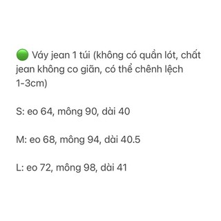 JANET STUDIO • Váy jean một túi