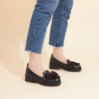 Giày MWC 9607 - Giày Oxford Đế 3CM, Oxford Da Đính Nơ Phong Cách Ulzzang Hàn Quốc