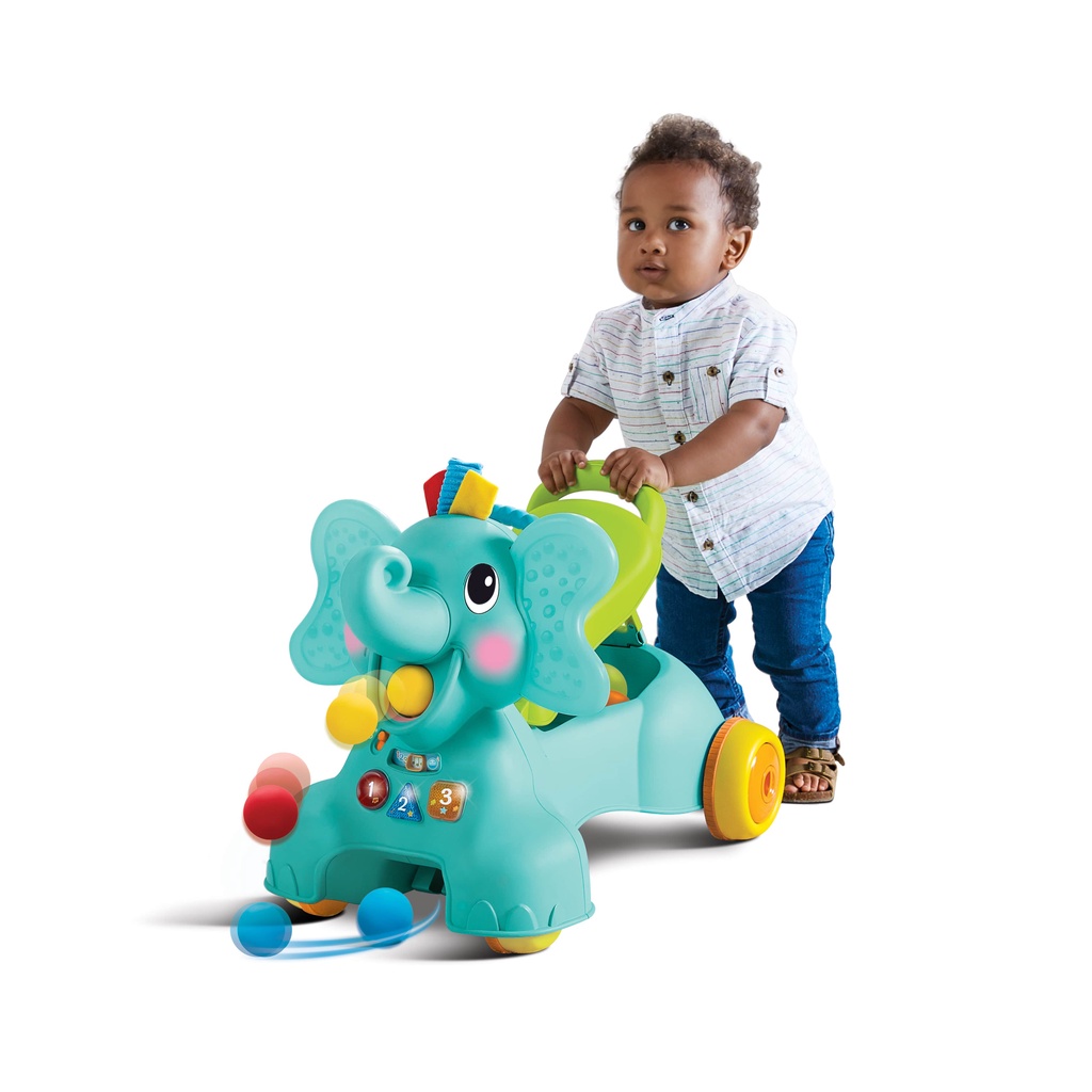 Xe tập đi kiêm chòi chân 3 trong 1 Infantino 3-In-1 Sit, Walk & Ride Elephant - Unicorn