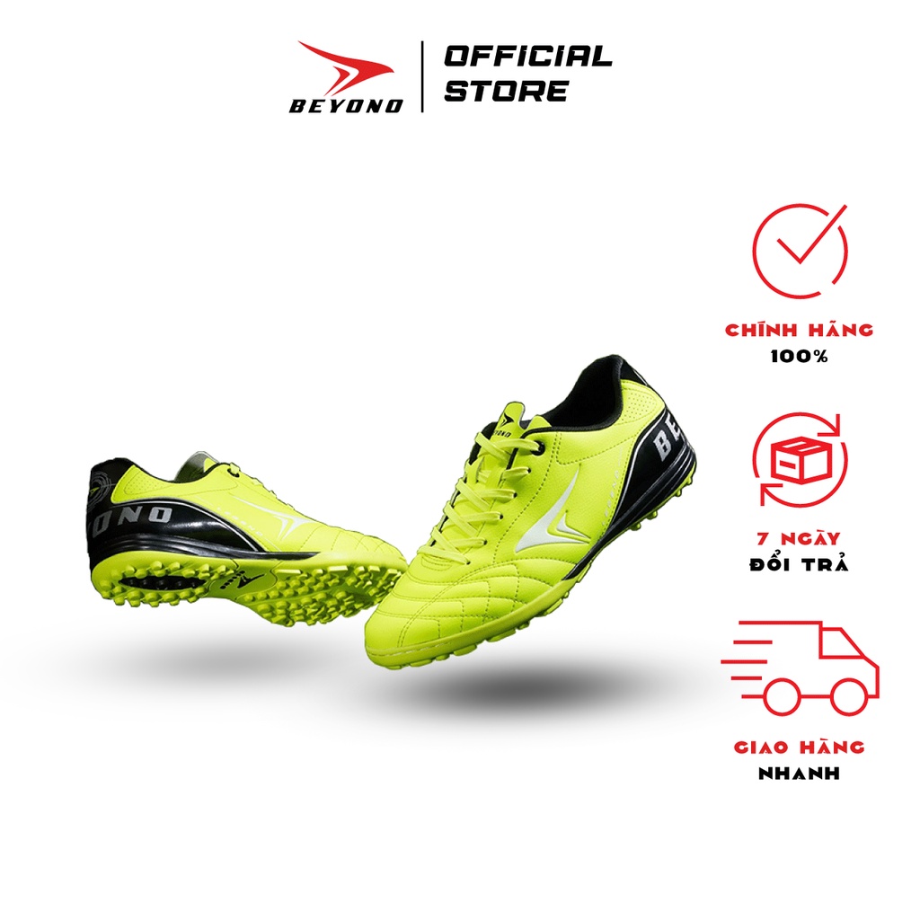Giày bóng đá nam sân cỏ nhân tạo Beyono Legend chính hãng, form chân bè ngang, chất liệu Microfiber 1.4mm cao cấp