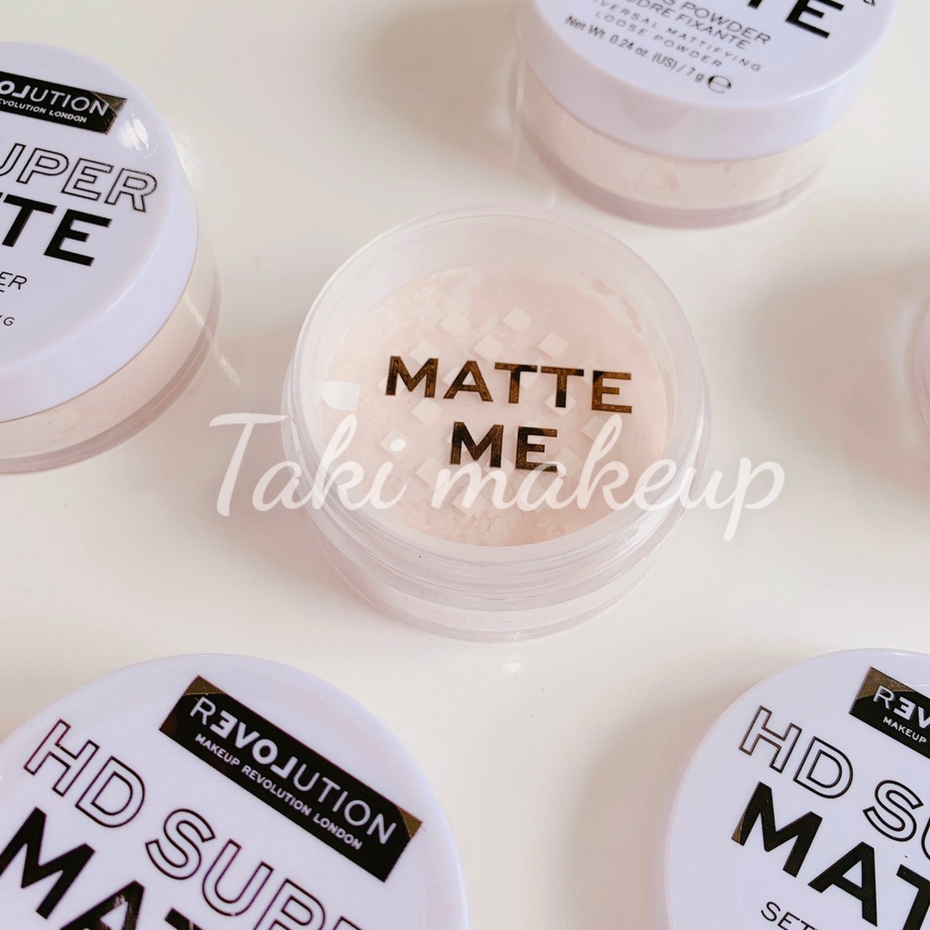 Phấn Phủ Bột Revolution HD Super Matte Setting Powder Poudre Fixante 7g