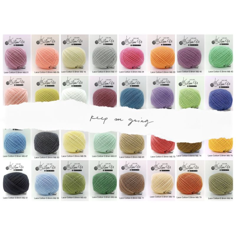 Sợi Lace Cotton Móc Váy Áo, BiKiNi...