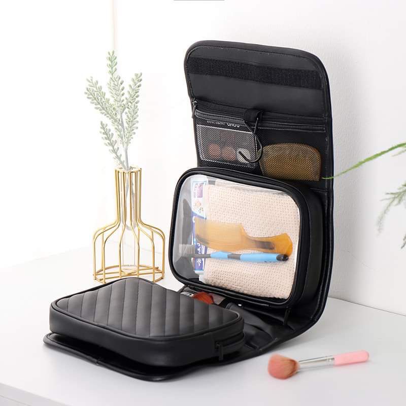 Túi xách đựng đồ trang điểm , túi đựng mỹ phẩm du lịch chống nước nhiều ngăn gấp gọn